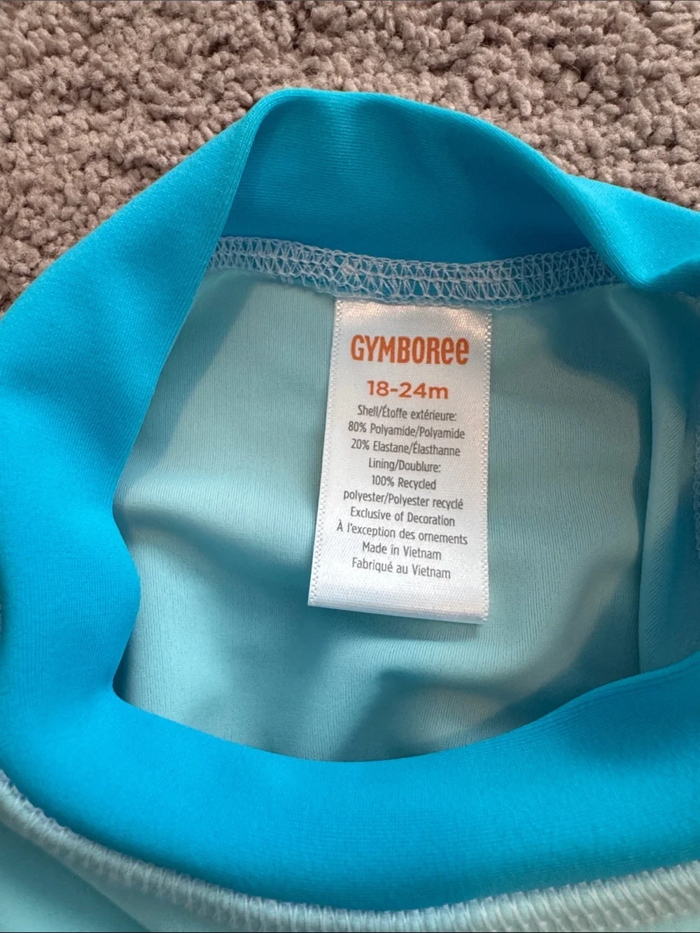 Gymboree Aqua & Pink Shark Two-Piece Rashguard Set